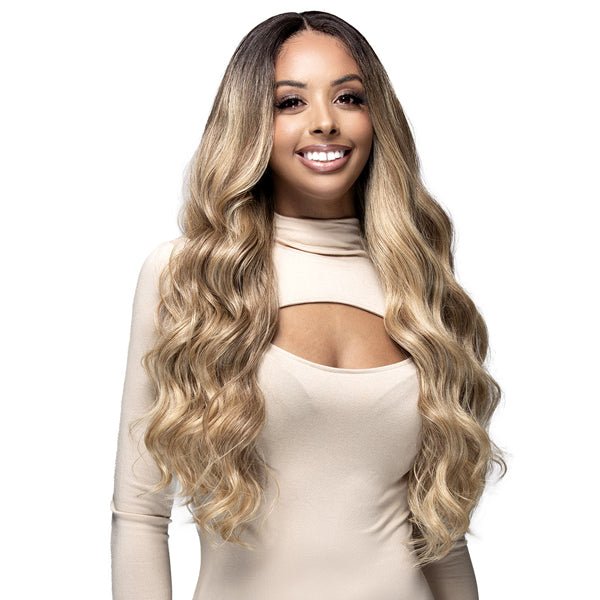 Bobbi Boss Human Hair Blend 13X4 Swiss Lace Front Wig - MBLF403 HANNIE - EgoWigs.com