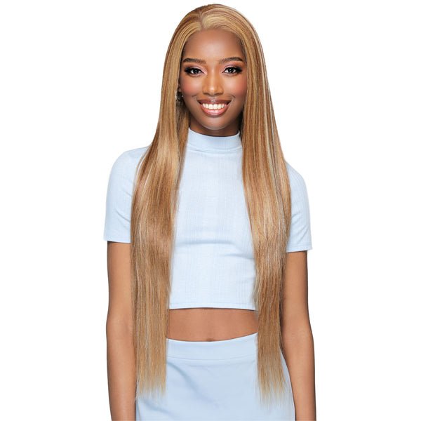 Bobbi Boss Human Hair Blend 13X6 HD Lace Wig - MOGL301 DAHLIA - EgoWigs.com