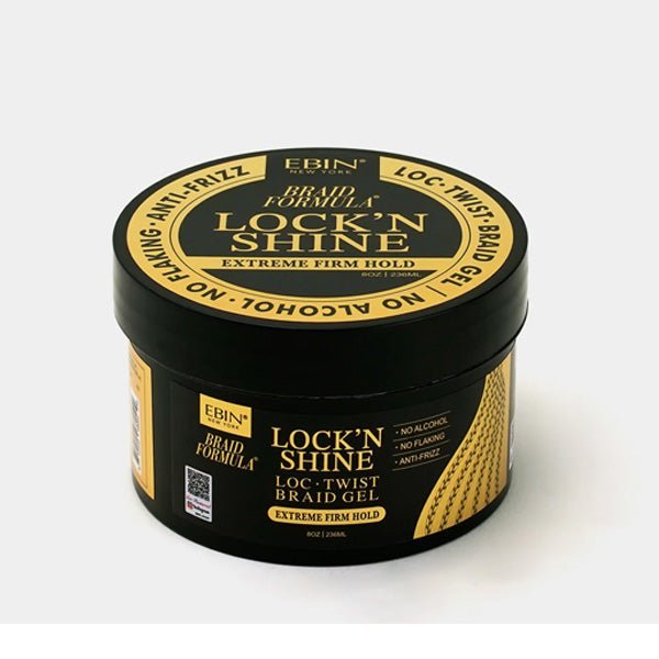 EBIN NEW YORK - LOCK'N SHINE LOC TWIST BRAID GEL EXTREME FIRM HOLD 8oz - (C) - EgoWigs.com