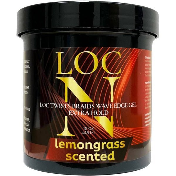 Loc N - Locs Twists Braids Wave Edge Gel EXTRA HOLD LEMONGRASS - (C) - EgoWigs.com