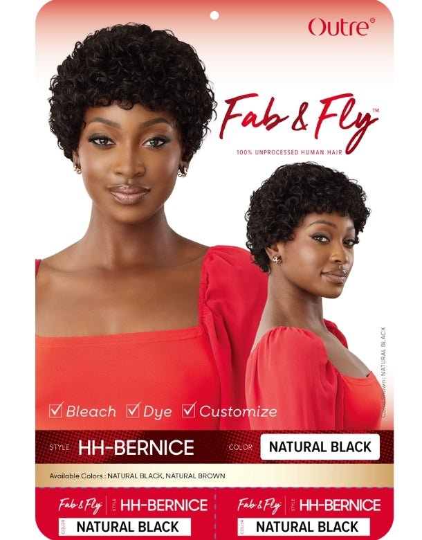 Outre 100% Human Hair Fab & Fly Full Cap Wig - HH BERNICE - EgoWigs.com