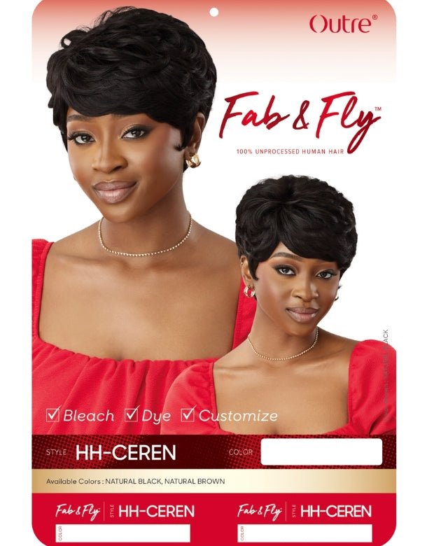 Outre 100% Human Hair Fab & Fly Full Cap Wig - HH CEREN - EgoWigs.com