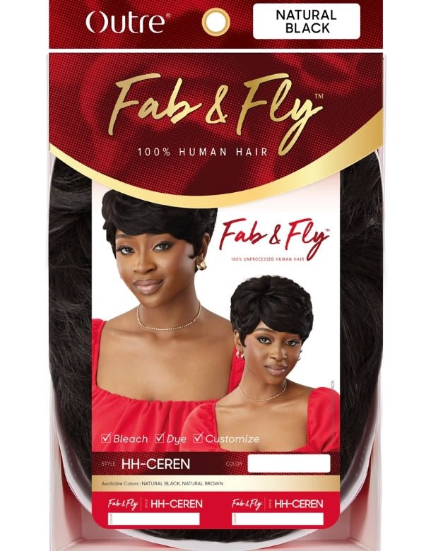 Outre 100% Human Hair Fab & Fly Full Cap Wig - HH CEREN - EgoWigs.com