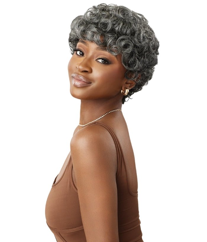 Outre 100% Human Hair Fab & Fly Gray Glamour Wig - EMIR - EgoWigs.com