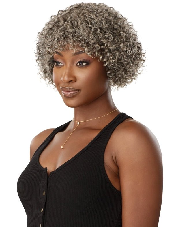 Outre 100% Human Hair Fab & Fly Gray Glamour Wig - RANDY - EgoWigs.com