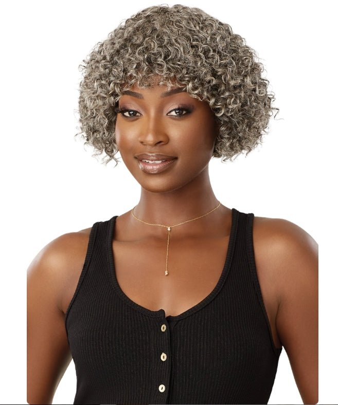 Outre 100% Human Hair Fab & Fly Gray Glamour Wig - RANDY - EgoWigs.com