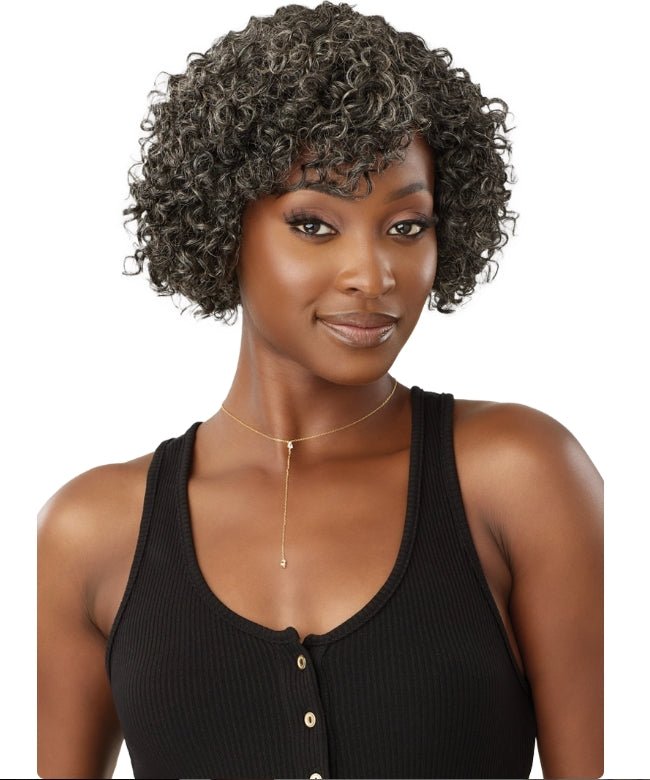 Outre 100% Human Hair Fab & Fly Gray Glamour Wig - RANDY - EgoWigs.com