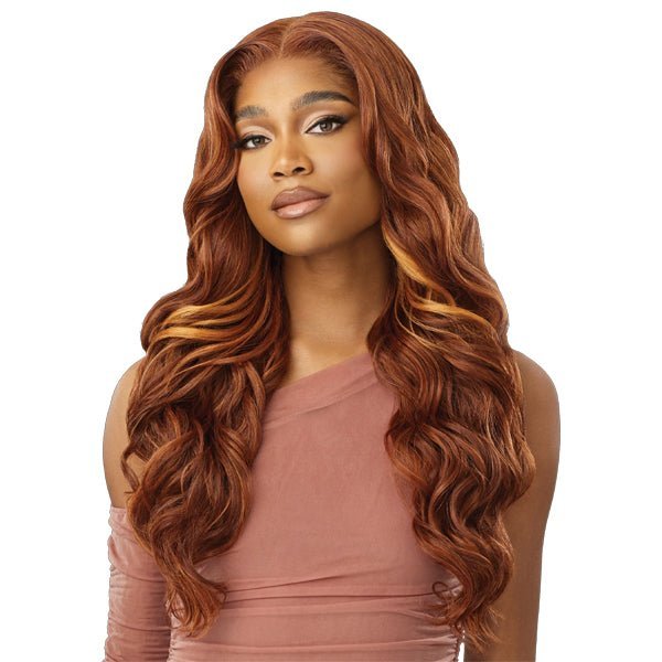 Outre Human Hair Blend 5x5 Lace Closure Wig - HHB GLAM CURLS 24" - EgoWigs.com