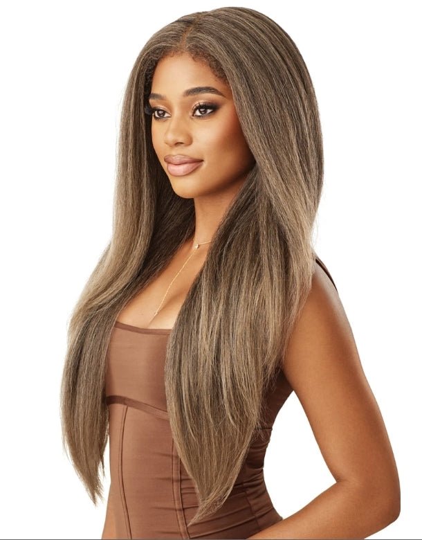 Outre Melted Hairline Kinkysoft Edges Synthetic HD Lace Frontal Wig - KINKYSOFT 1 - EgoWigs.com