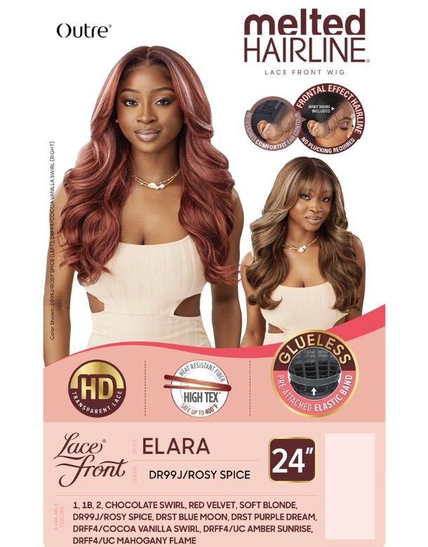 Outre Melted Hairline Synthetic Deluxe Wide HD Lace Front Wig - ELARA - EgoWigs.com