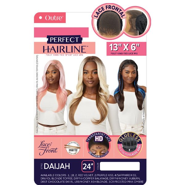 Outre Perfect Hairline Synthetic 13x6 Faux Scalp Lace Front Wig - DAIJAH - EgoWigs.com