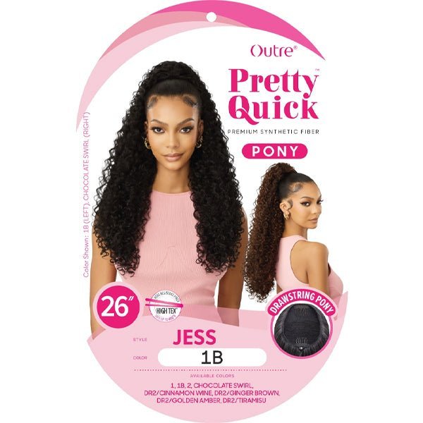 Outre Pretty Quick Synthetic Wrap Ponytail - JESS - EgoWigs.com