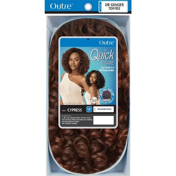 Outre Quick Weave Synthetic Half Wig - CYPRESS - EgoWigs.com