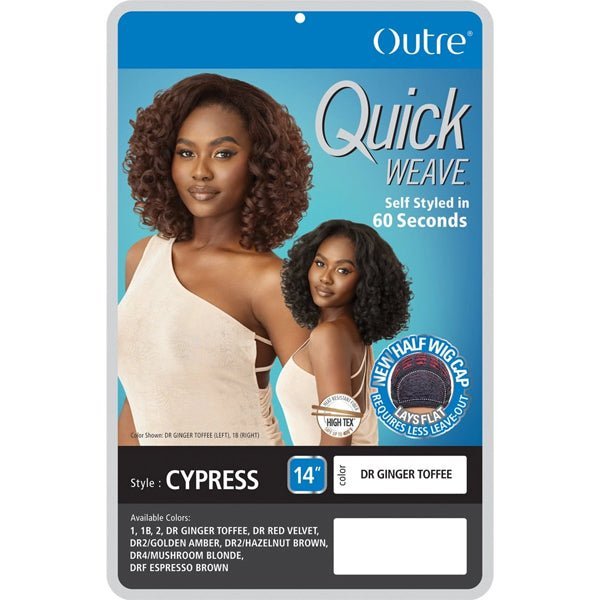 Outre Quick Weave Synthetic Half Wig - CYPRESS - EgoWigs.com