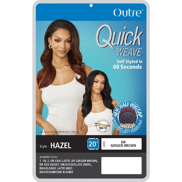 Outre Quick Weave Synthetic Half Wig - HAZEL - EgoWigs.com