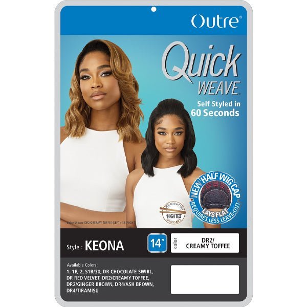 Outre Quick Weave Synthetic Half Wig - KEONA - EgoWigs.com