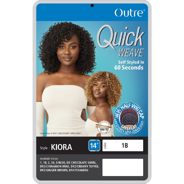 Outre Quick Weave Synthetic Half Wig - KIORA - EgoWigs.com