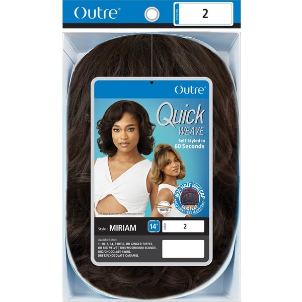 Outre Quick Weave Synthetic Half Wig - MIRIAM - EgoWigs.com