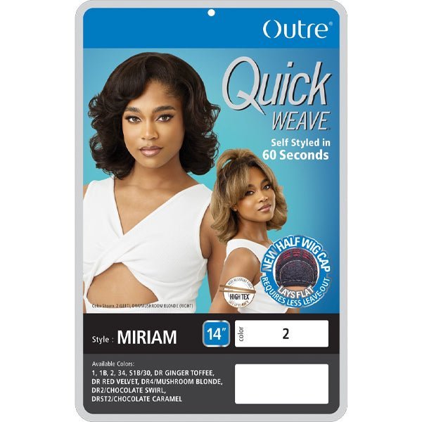 Outre Quick Weave Synthetic Half Wig - MIRIAM - EgoWigs.com