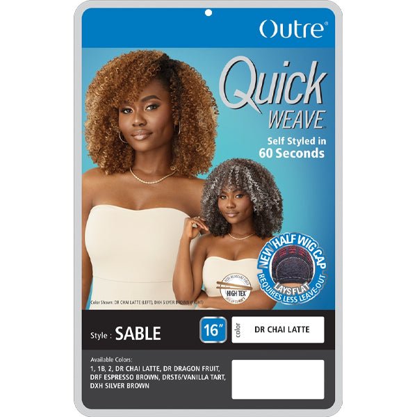 Outre Quick Weave Synthetic Half Wig - SABLE - EgoWigs.com