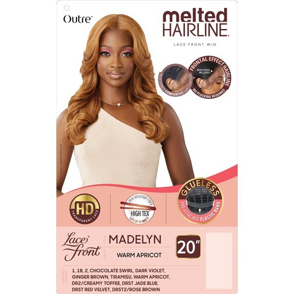 Outre Synthetic Melted Hairline HD Lace Front Wig - MADELYN - EgoWigs.com