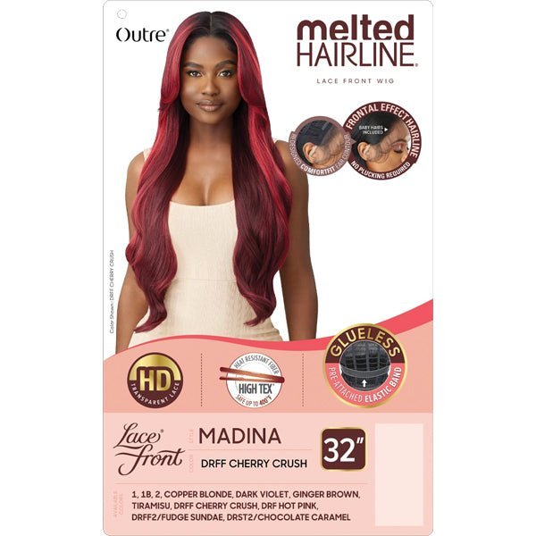 Outre Synthetic Melted Hairline HD Lace Front Wig - MADINA - EgoWigs.com