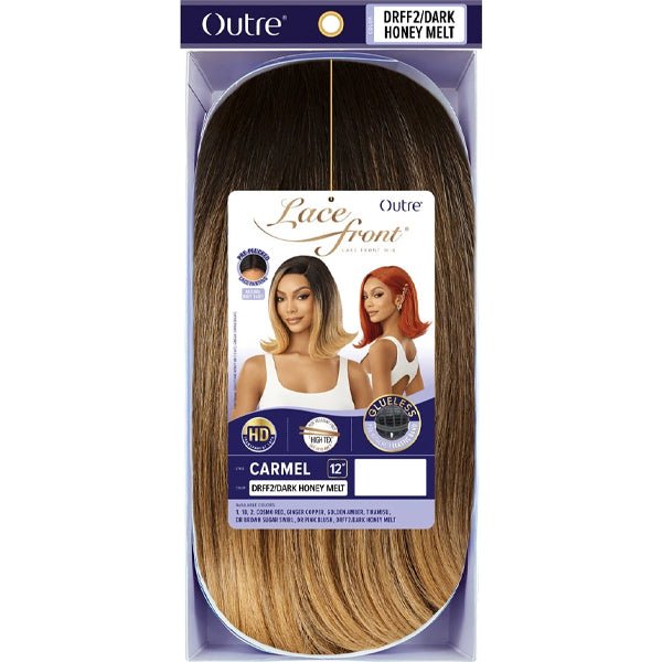 Outre Synthetic Swiss HD Lace Front Wig - CARMEL - EgoWigs.com