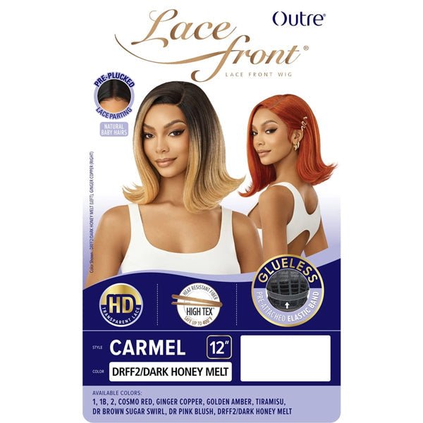 Outre Synthetic Swiss HD Lace Front Wig - CARMEL - EgoWigs.com