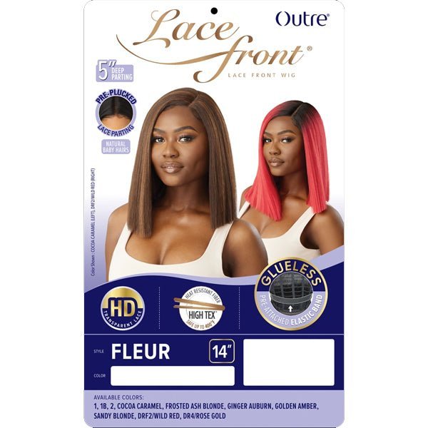 Outre Synthetic Swiss HD Lace Front Wig - FLEUR - EgoWigs.com