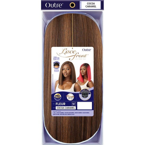 Outre Synthetic Swiss HD Lace Front Wig - FLEUR - EgoWigs.com