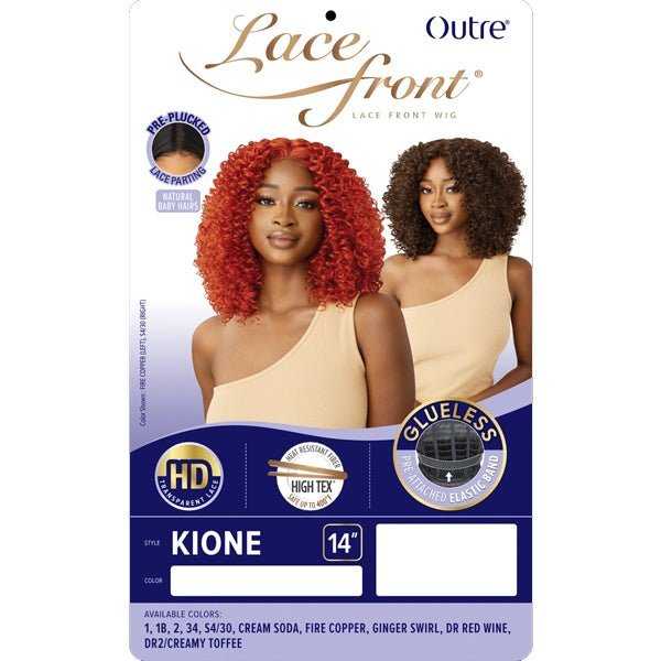 Outre Synthetic Swiss HD Lace Front Wig - KIONE - EgoWigs.com