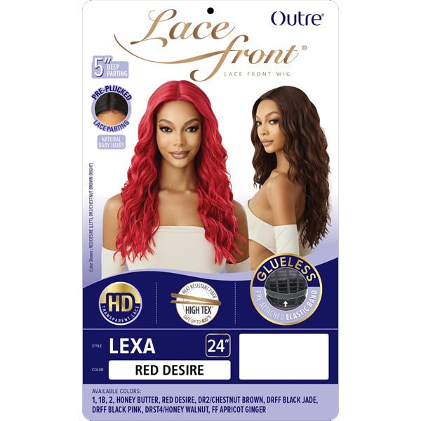 Outre Synthetic Swiss HD Lace Front Wig - LEXA - EgoWigs.com