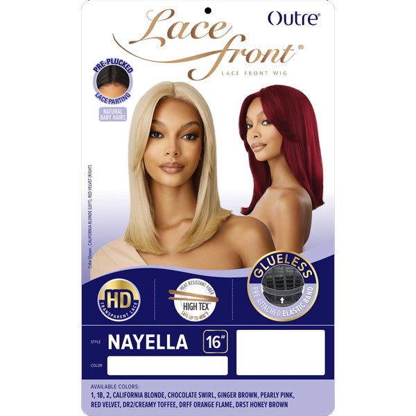 Outre Synthetic Swiss HD Lace Front Wig - NAYELLA - EgoWigs.com