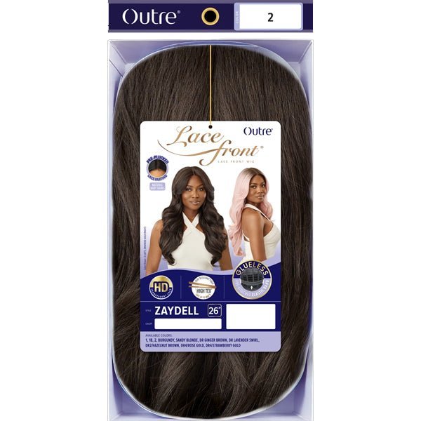 Outre Synthetic Swiss HD Lace Front Wig - ZAYDELL - EgoWigs.com