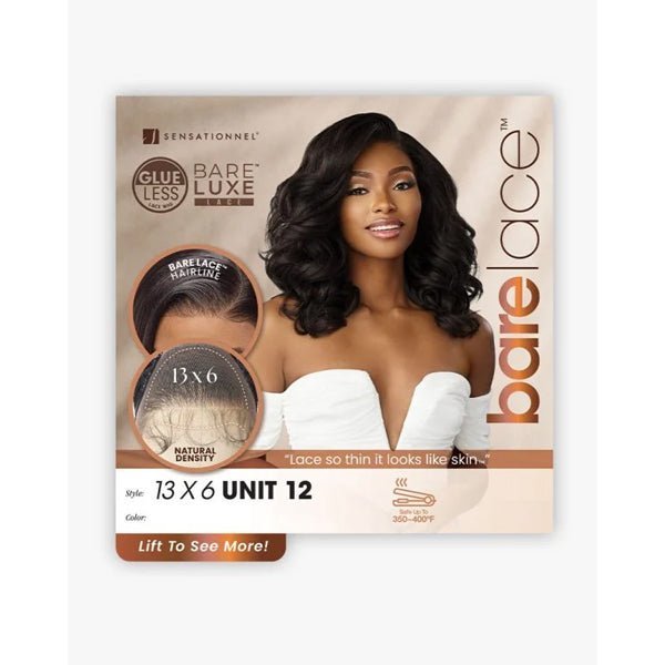 Sensationnel Bare Lace Synthetic Extra Transparent Luxe Glueless Lace Front Wig - 13X6 UNIT 12 - EgoWigs.com