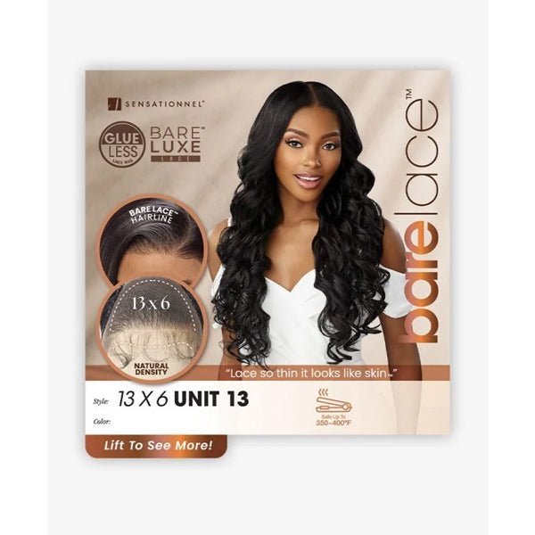 Sensationnel Bare Lace Synthetic Extra Transparent Luxe Glueless Lace Front Wig - 13X6 UNIT 13 - EgoWigs.com