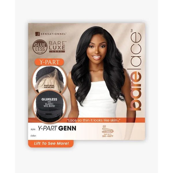 Sensationnel Barelace Synthetic Luxe Glueless Lace Front Wig - Y-PART GENN - EgoWigs.com