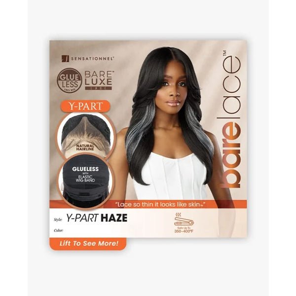 Sensationnel Barelace Synthetic Luxe Glueless Lace Front Wig - Y-PART HAZE - EgoWigs.com