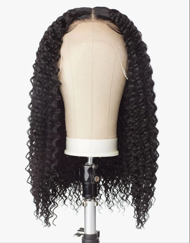 Sensationnel Butta Lace Human Hair Blend Lace Front Wig - KINKY WATER WAVE 18″ - EgoWigs.com