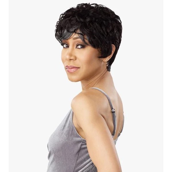 Sensationnel Empire Salt & Pepper 100% Human Hair Celebrity Series Wig - KORI - EgoWigs.com