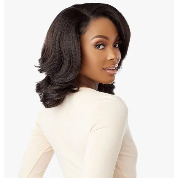 Sensationnel Kinky Edges Kinks & Co 13x6 HD Lace Front Wig - 13x6 KINKY BLOW OUT 12" - EgoWigs.com