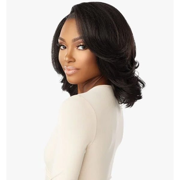 Sensationnel Kinky Edges Kinks & Co 13x6 HD Lace Front Wig - 13x6 KINKY BLOW OUT 12" - EgoWigs.com