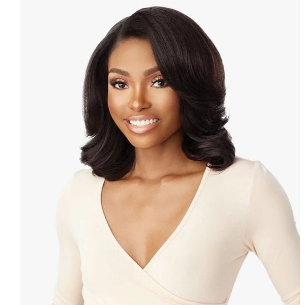 Sensationnel Kinky Edges Kinks & Co 13x6 HD Lace Front Wig - 13x6 KINKY BLOW OUT 12" - EgoWigs.com