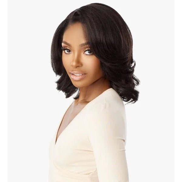 Sensationnel Kinky Edges Kinks & Co 13x6 HD Lace Front Wig - 13x6 KINKY BLOW OUT 12" - EgoWigs.com