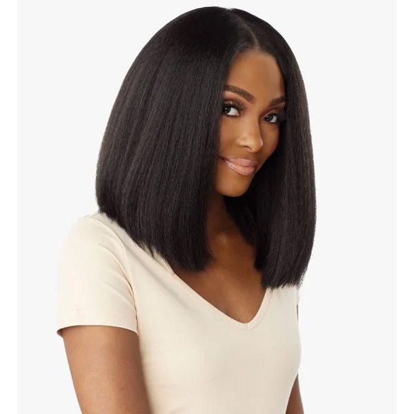 Sensationnel Kinky Edges Kinks & Co 13x6 HD Lace Front Wig - 13x6 KINKY BOB 14" - EgoWigs.com