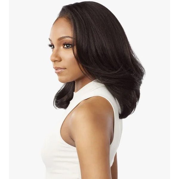 Sensationnel Kinky Edges Kinks & Co 13x6 HD Lace Front Wig - 13x6 KINKY LAYERED BLOW OUT 14 - EgoWigs.com