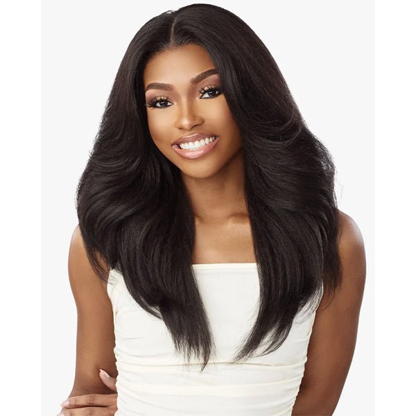 Sensationnel Kinky Edges Kinks & Co 13x6 HD Lace Front Wig - 13x6 KINKY LAYERED BLOW OUT 22 - EgoWigs.com