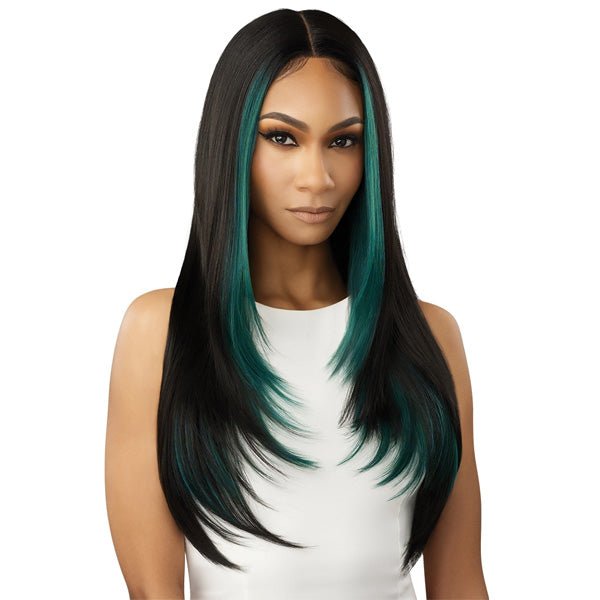 Outre Color Bomb Lace Front Wig - CHANDICE - EgoWigs.com-1 - BLACK