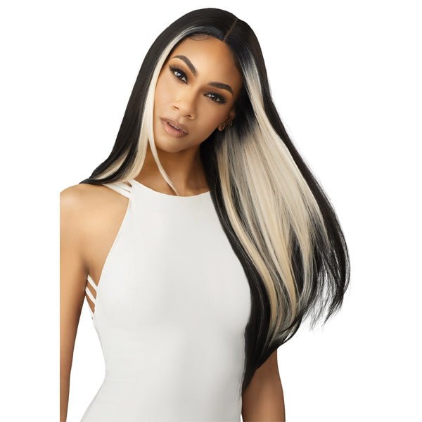 Outre Color Bomb Lace Front Wig - CHANDICE - EgoWigs.com-1 - BLACK