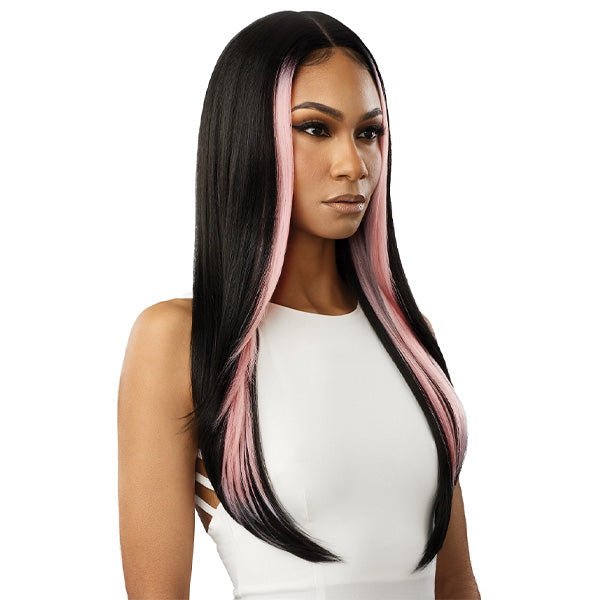 Outre Color Bomb Lace Front Wig - CHANDICE - EgoWigs.com-1 - BLACK